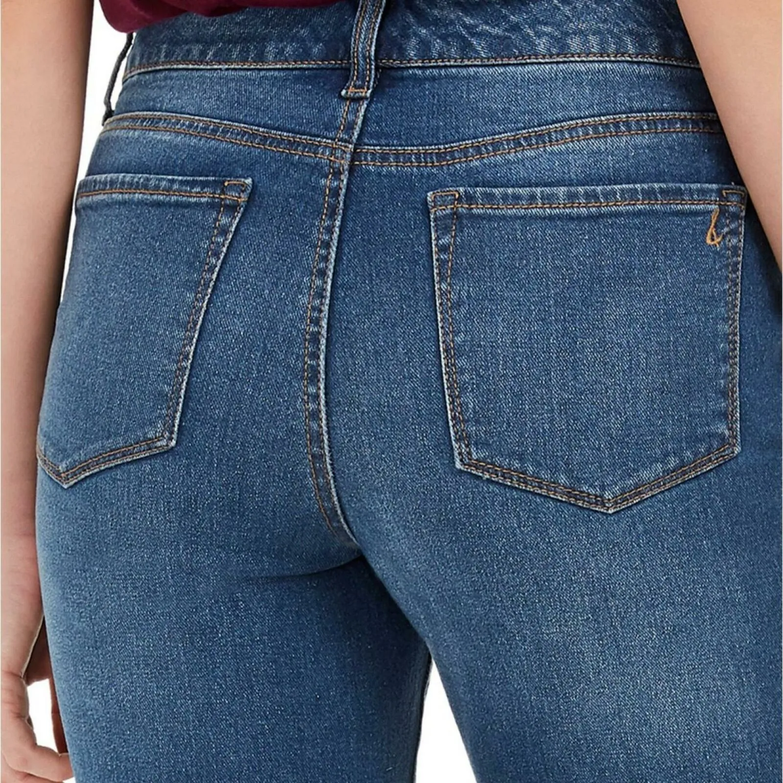 Style & Co. Women's High Rise Crop Straight Leg Jeans