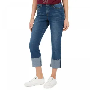 Style & Co. Women's High Rise Crop Straight Leg Jeans