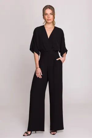 Stylish elegant women's slightly flared jumpsuit