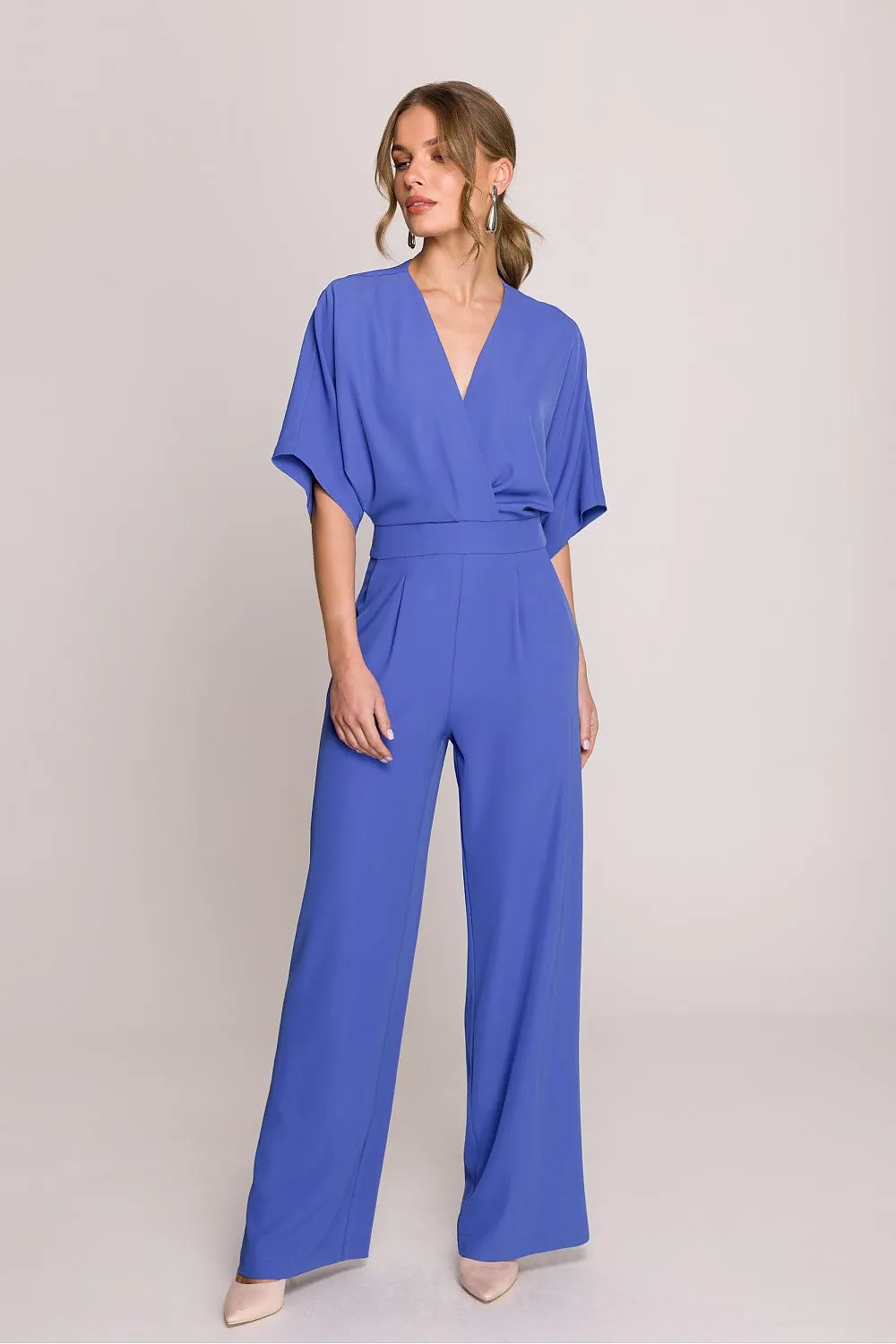 Stylish elegant women's slightly flared jumpsuit