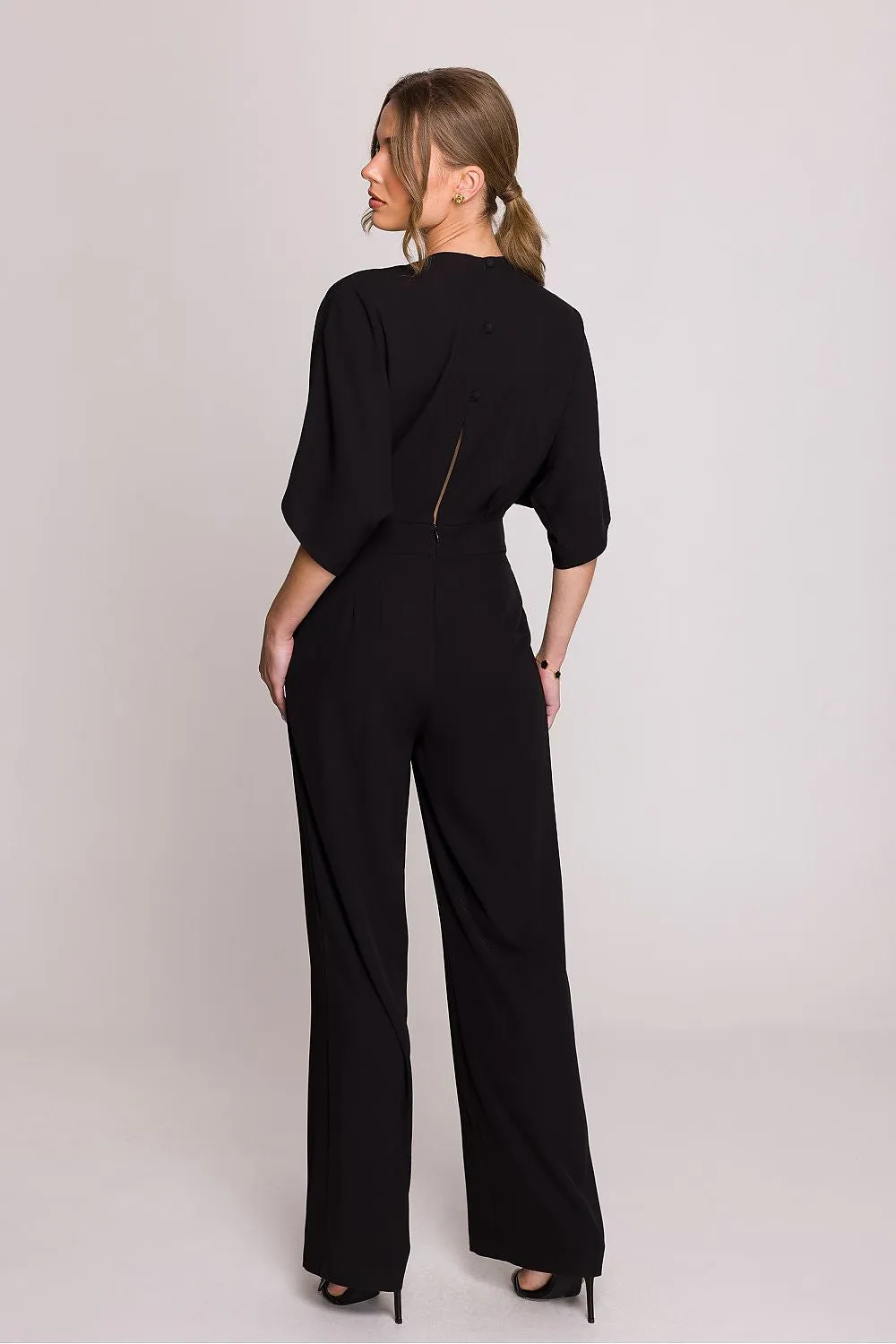 Stylish elegant women's slightly flared jumpsuit