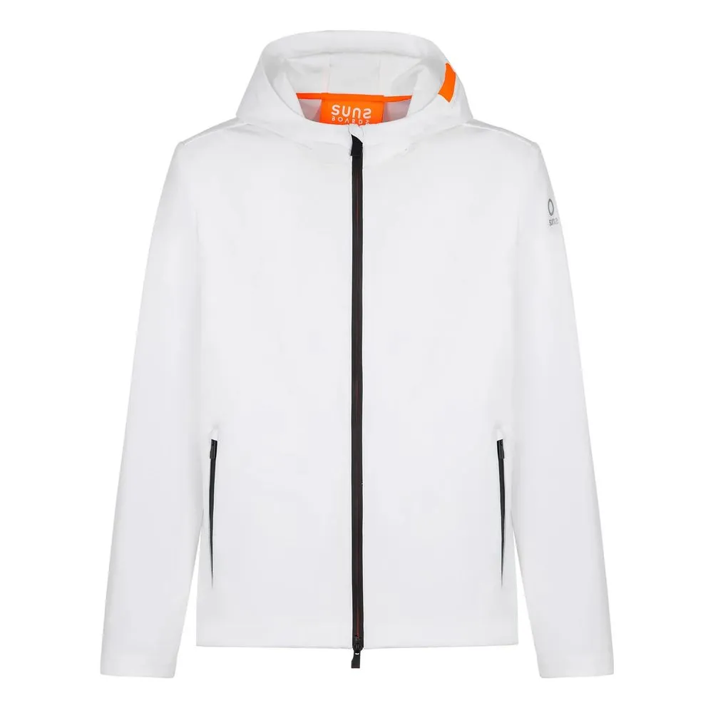 Suns White Polyester Jacket