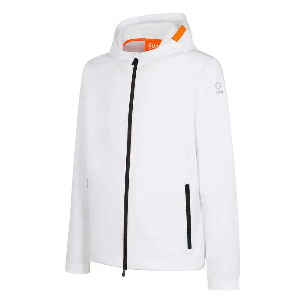 Suns White Polyester Jacket