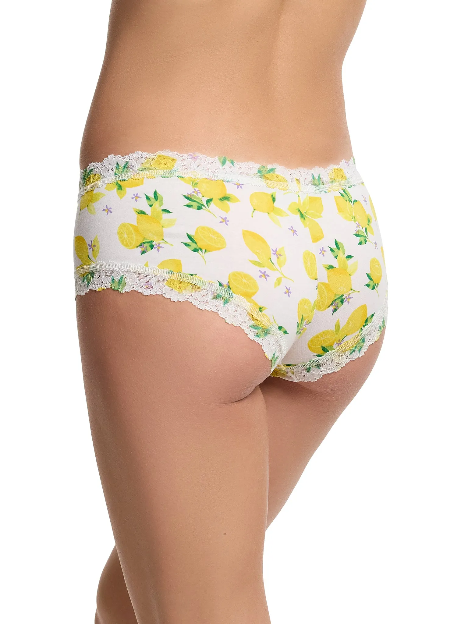 Supima® Cotton Printed Boyshort Make Lemonade