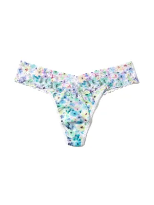 Supima Cotton Printed Low Rise Thong Wishful Thinking Sale