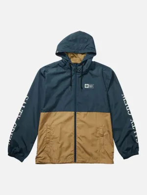 Surface Windbreaker Jacket - Navy/Straw