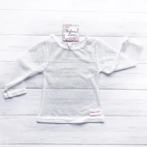 Swiss Dot Lace Shirt size 4