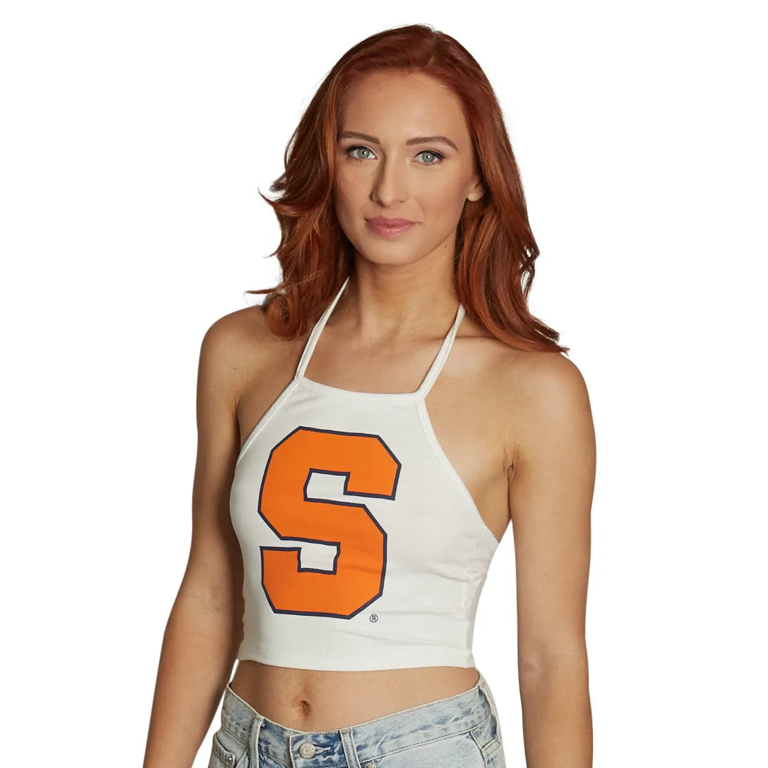 Syracuse White Halter Top