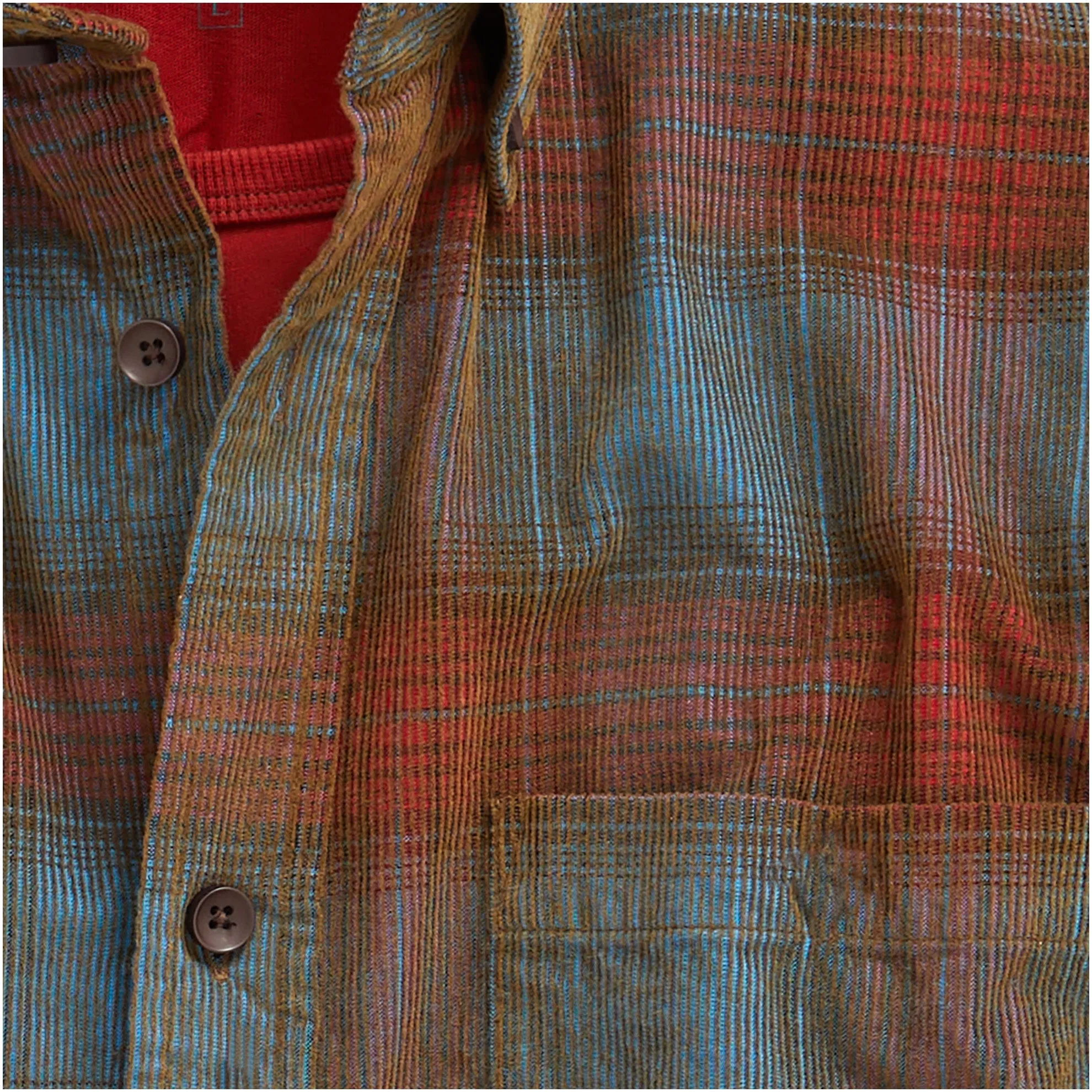 Tall Old Steamboat Plaid Corduroy Shirt