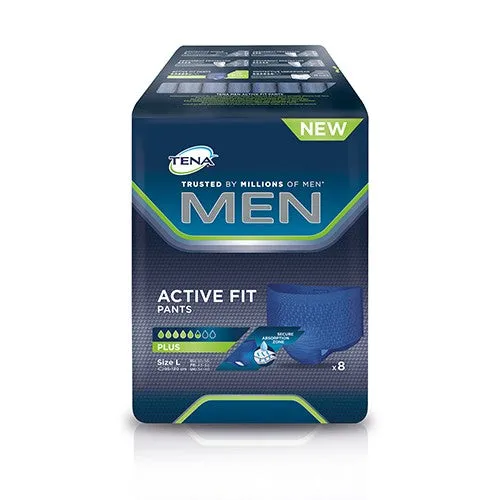 Tena Men Large Active Fit Pants Plus 8S