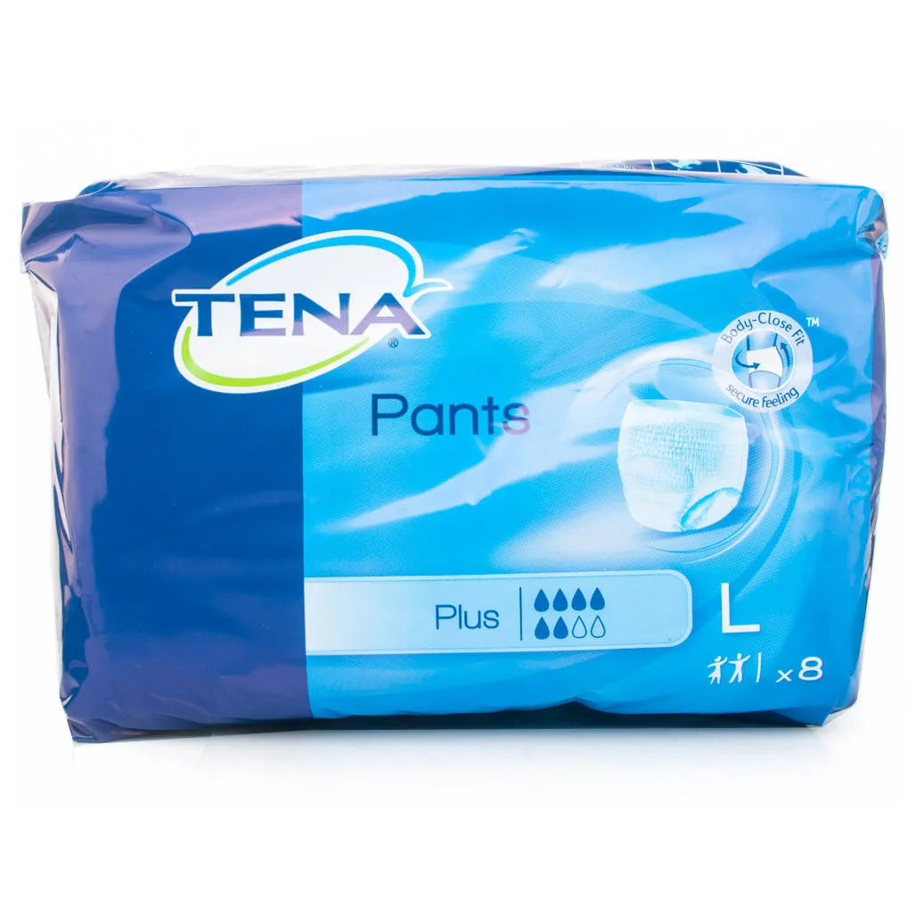 Tena Pants Plus Large (8 Pants)