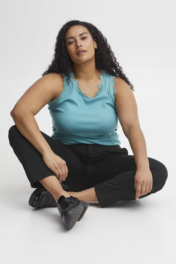 The Tessa Trouser - Black - PLUS