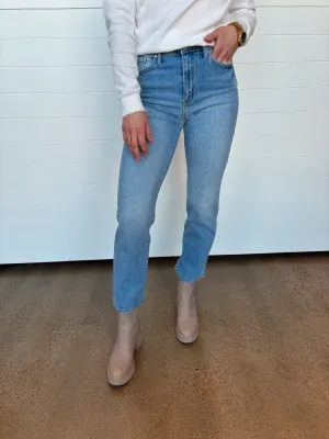 The Vivian High Rise Classic Straight Jeans