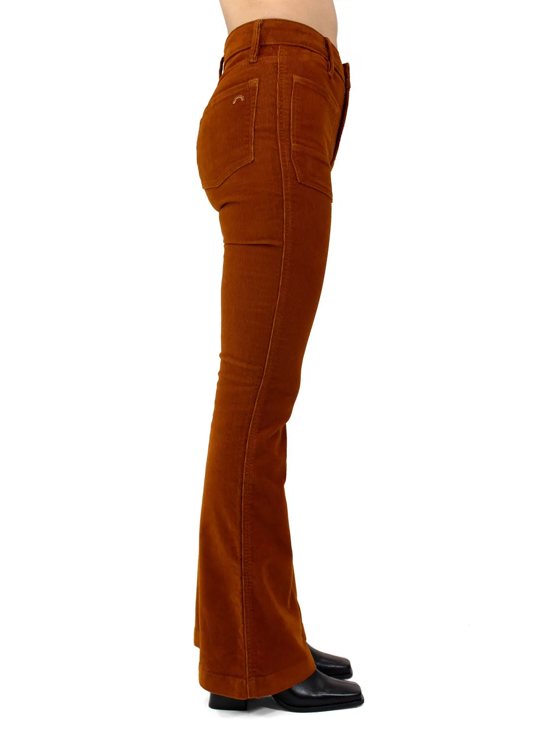 The Wanderer Corduroy Flare - Whiskey