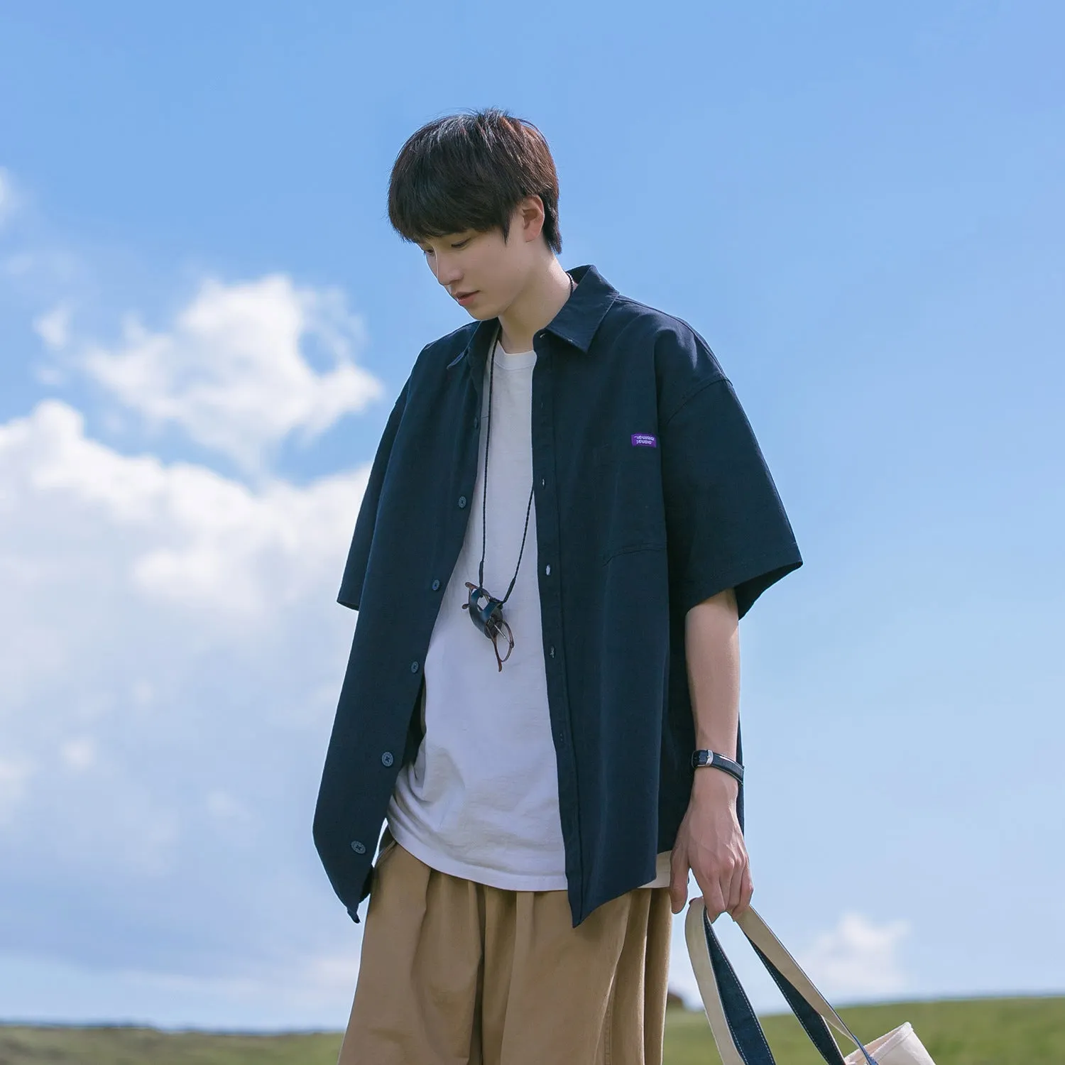 Thin Trendy Short-sleeved Shirt Design Niche Coat