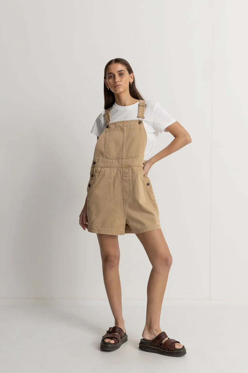 TIDE SHORT OVERALL - CARAMEL