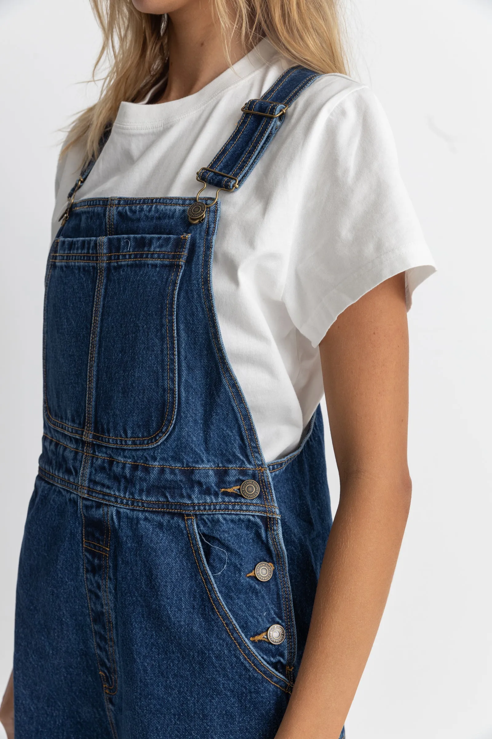 TIDES SHORT OVERALL - DARK WASH