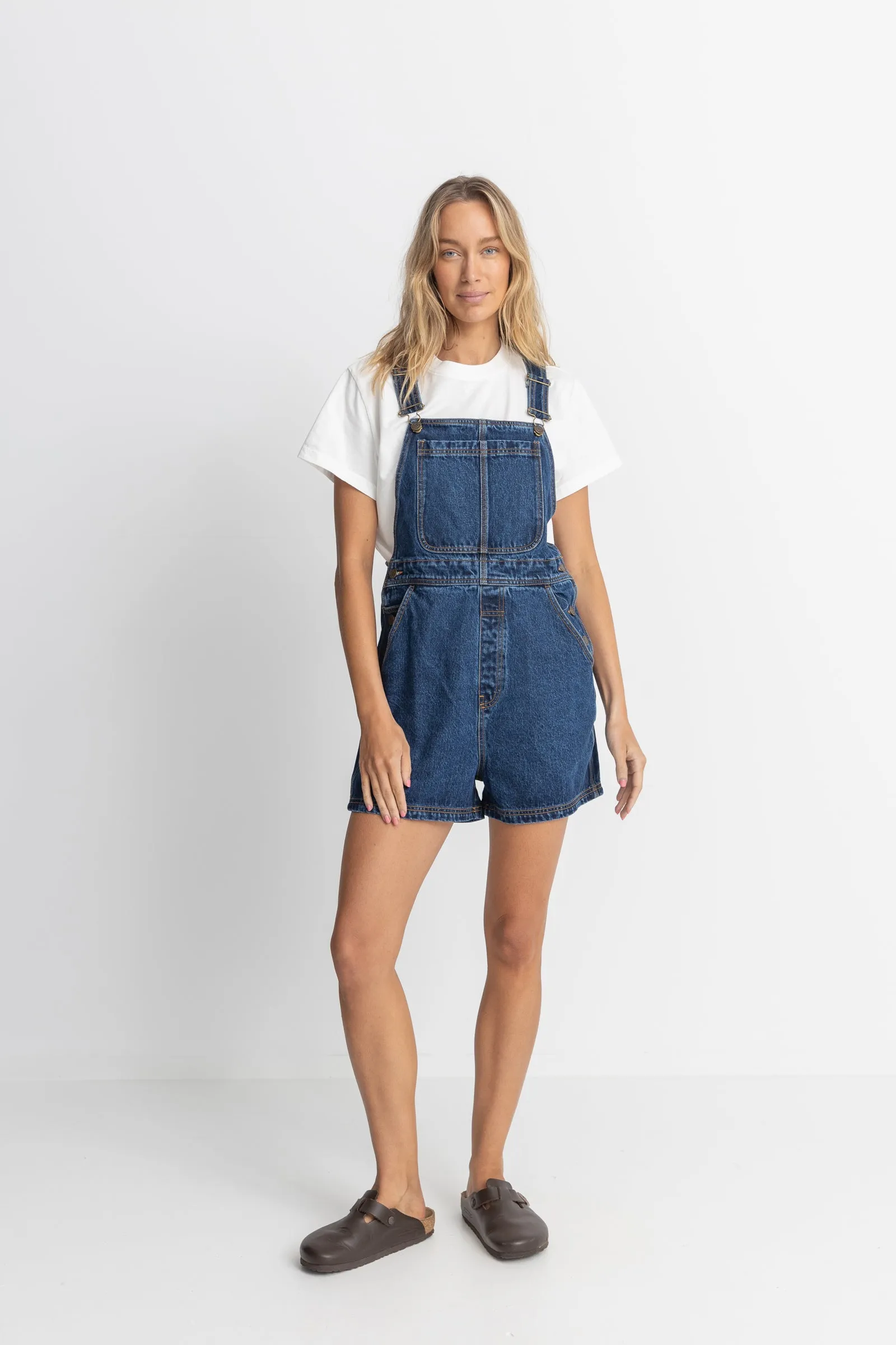 TIDES SHORT OVERALL - DARK WASH