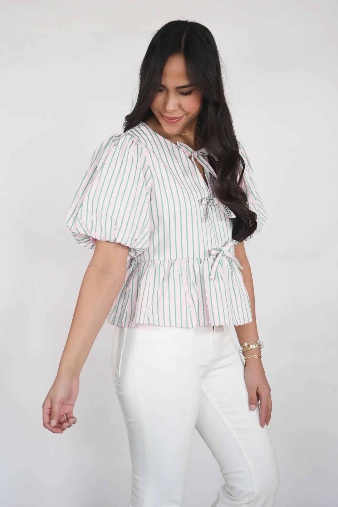 Tie the Knot Peplum Blouse