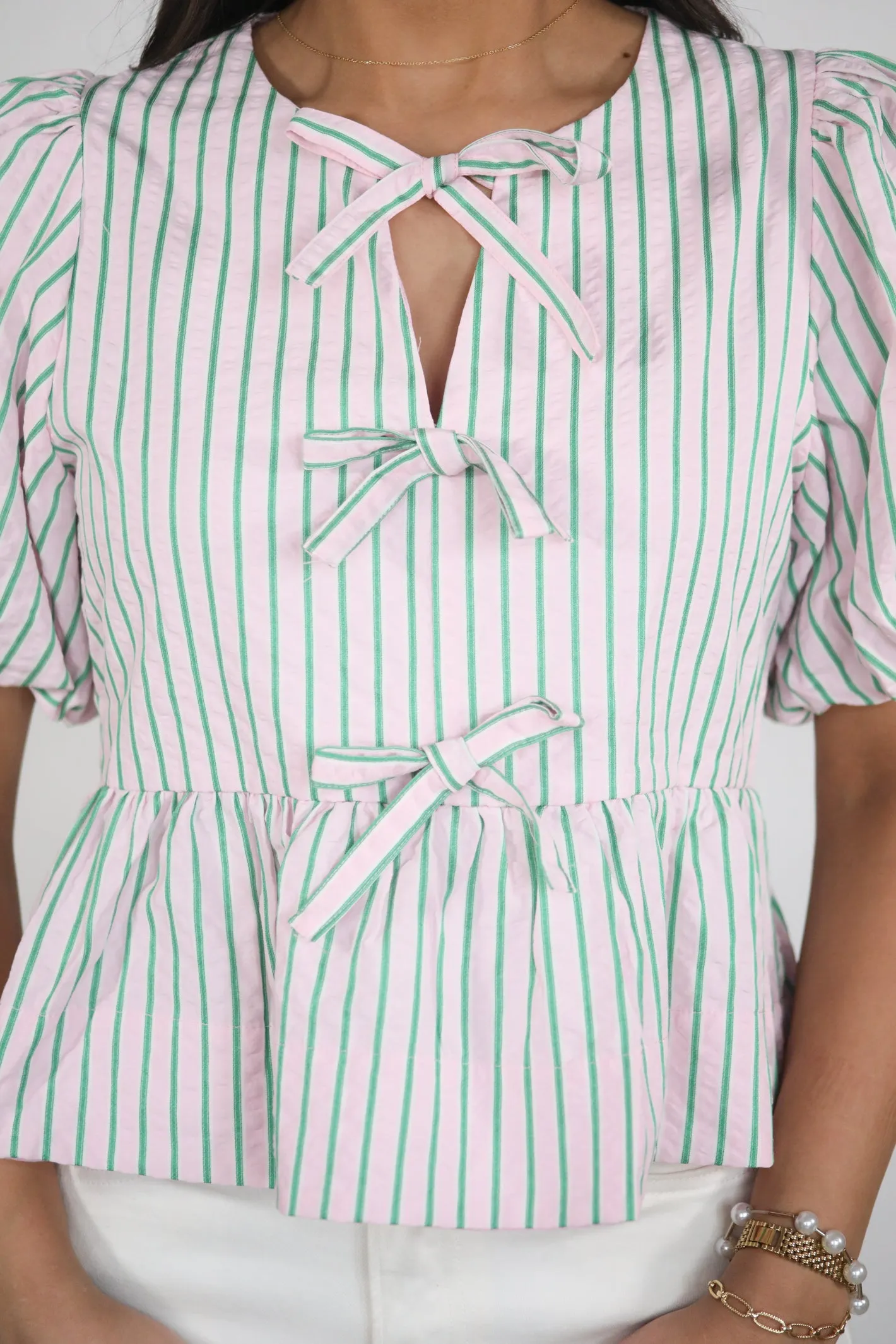 Tie the Knot Peplum Blouse
