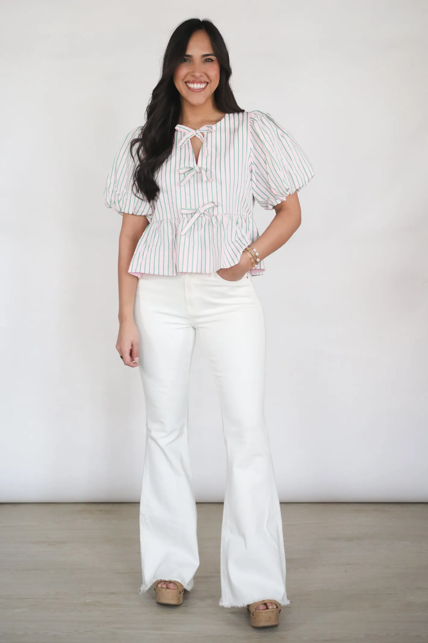 Tie the Knot Peplum Blouse