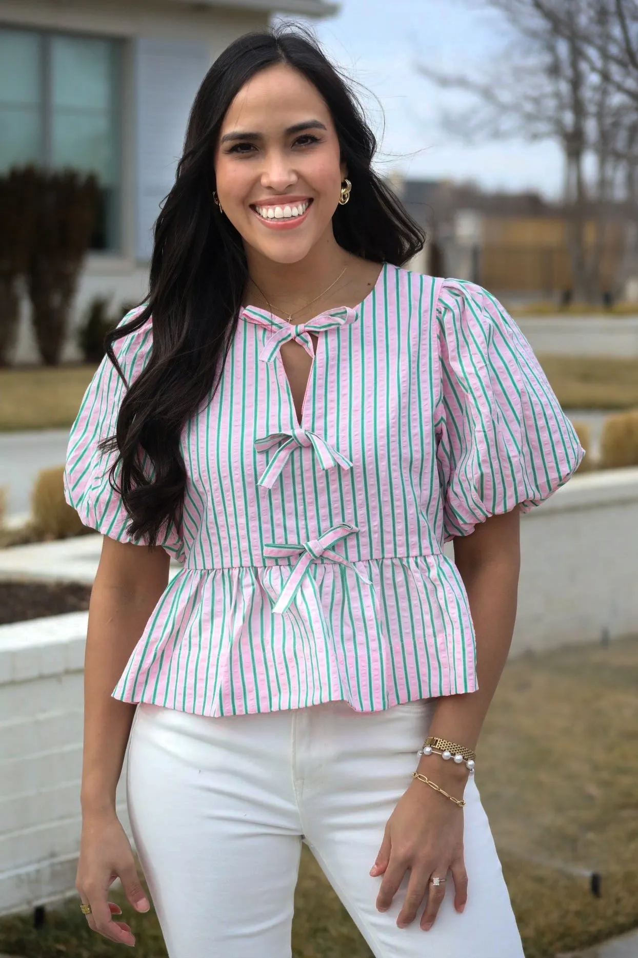 Tie the Knot Peplum Blouse