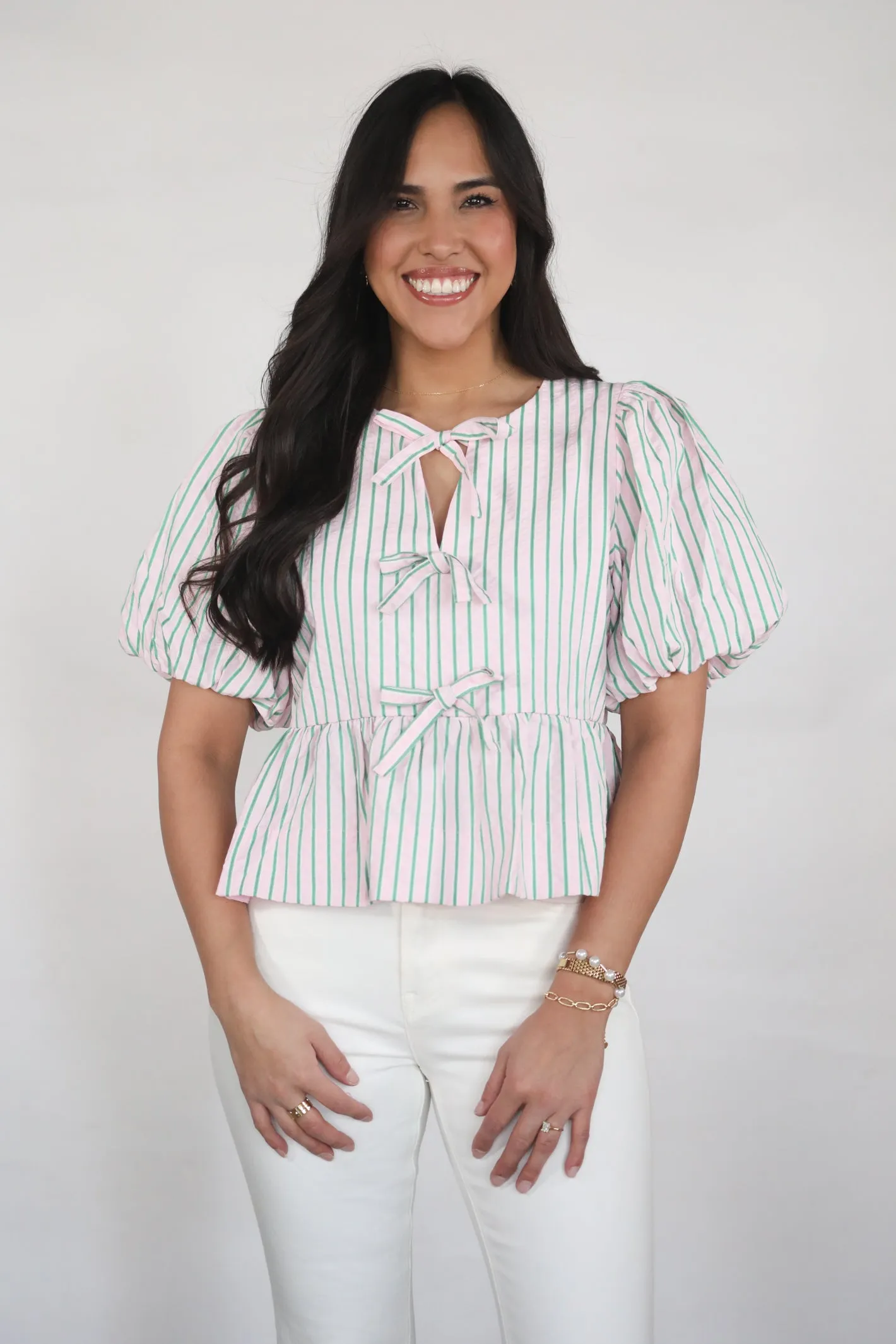 Tie the Knot Peplum Blouse