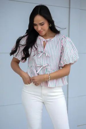 Tie the Knot Peplum Blouse