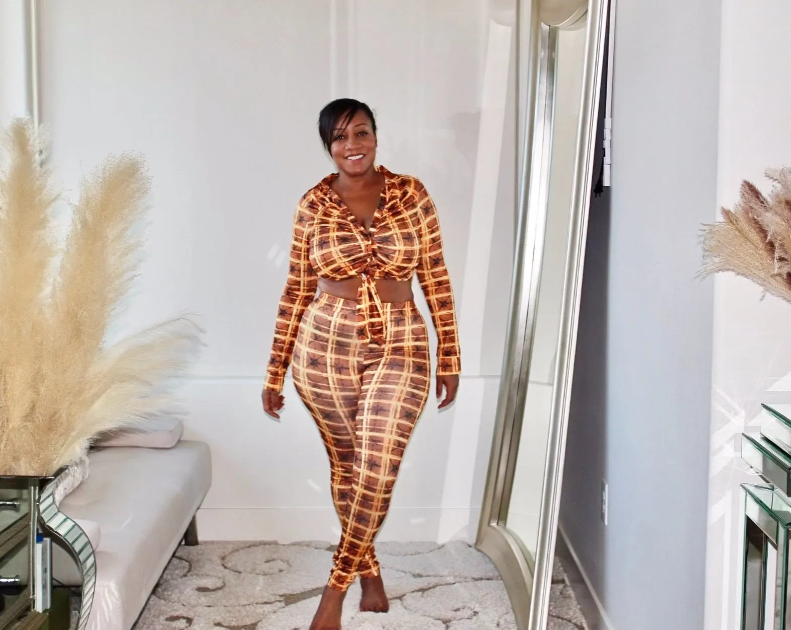 Toffee 2pc Pant Set