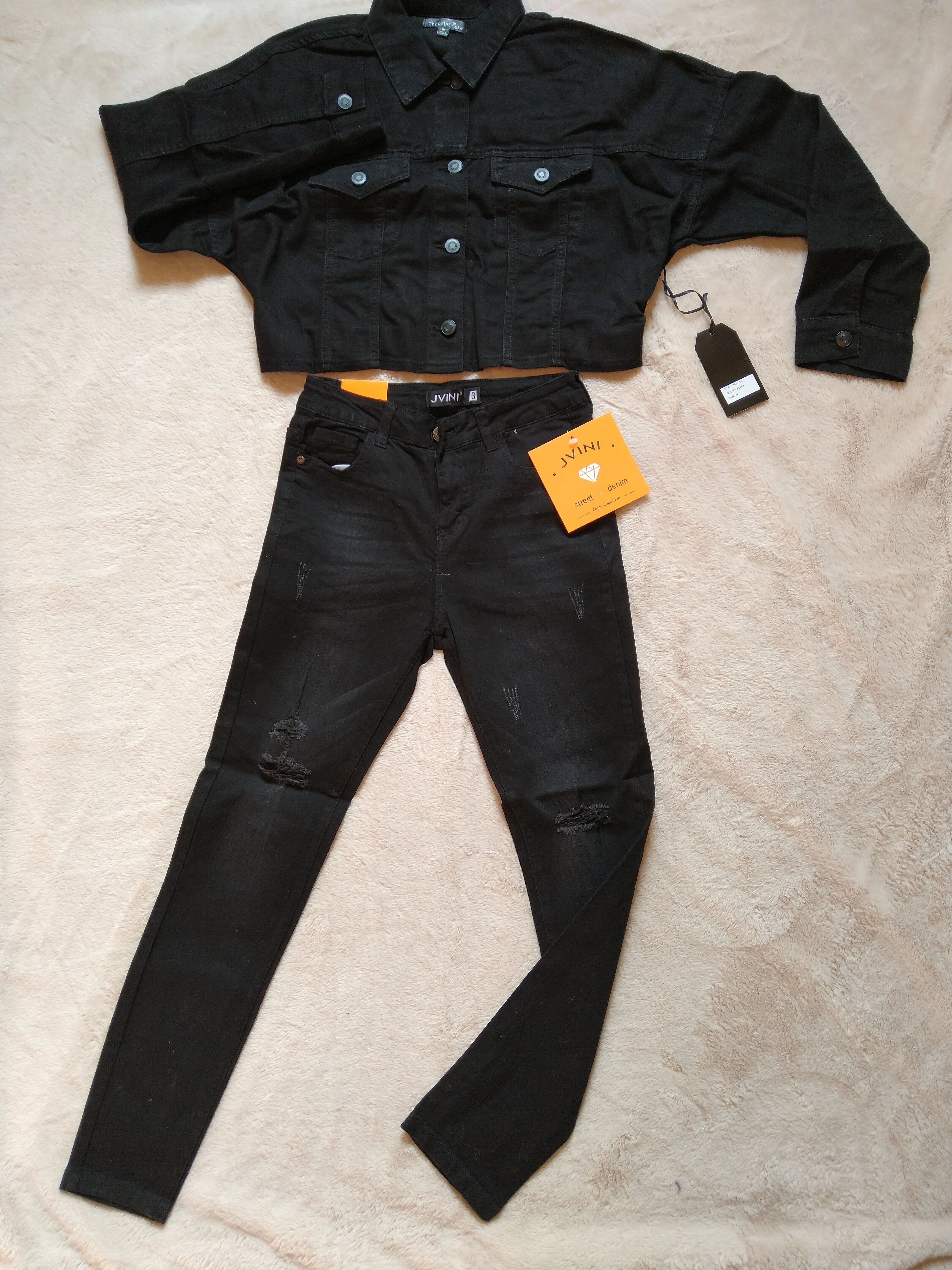 TOGETHER FOR ONE PRICE JEAN JACKET & JEANS