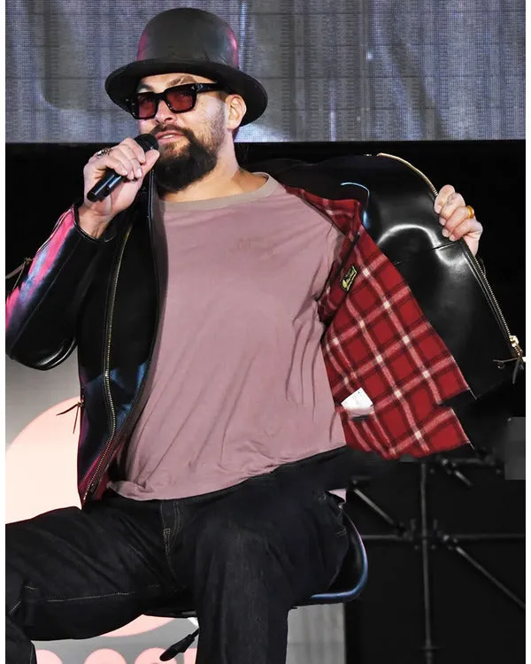 Tokyo Comic Con 2024 Jason Momoa Leather Jacket