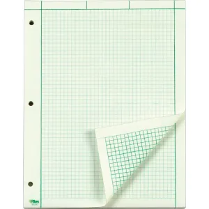 TOPS Green Tint Engineering Computation Pad - Letter