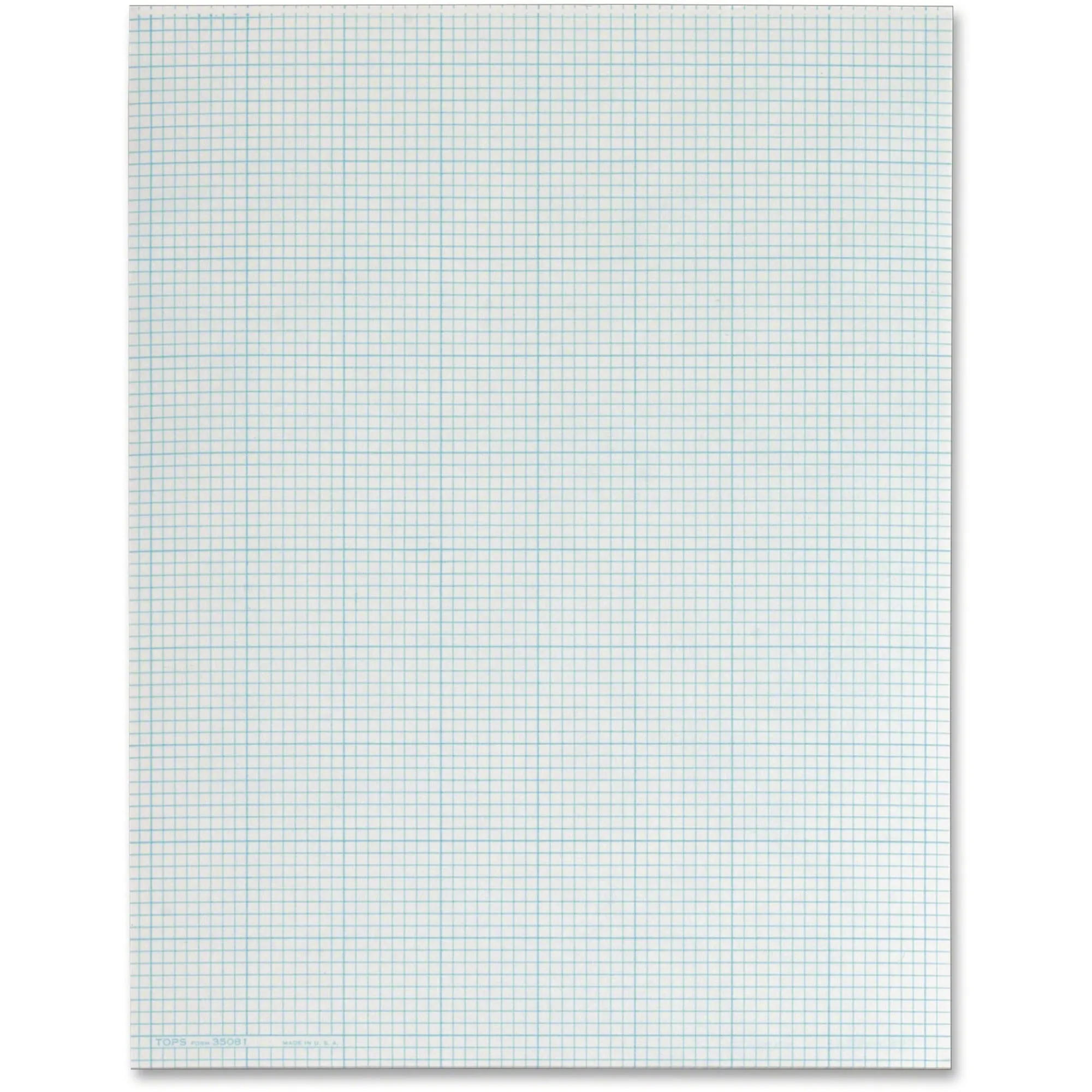 TOPS Quad Ruling Cross Section Pad - Letter