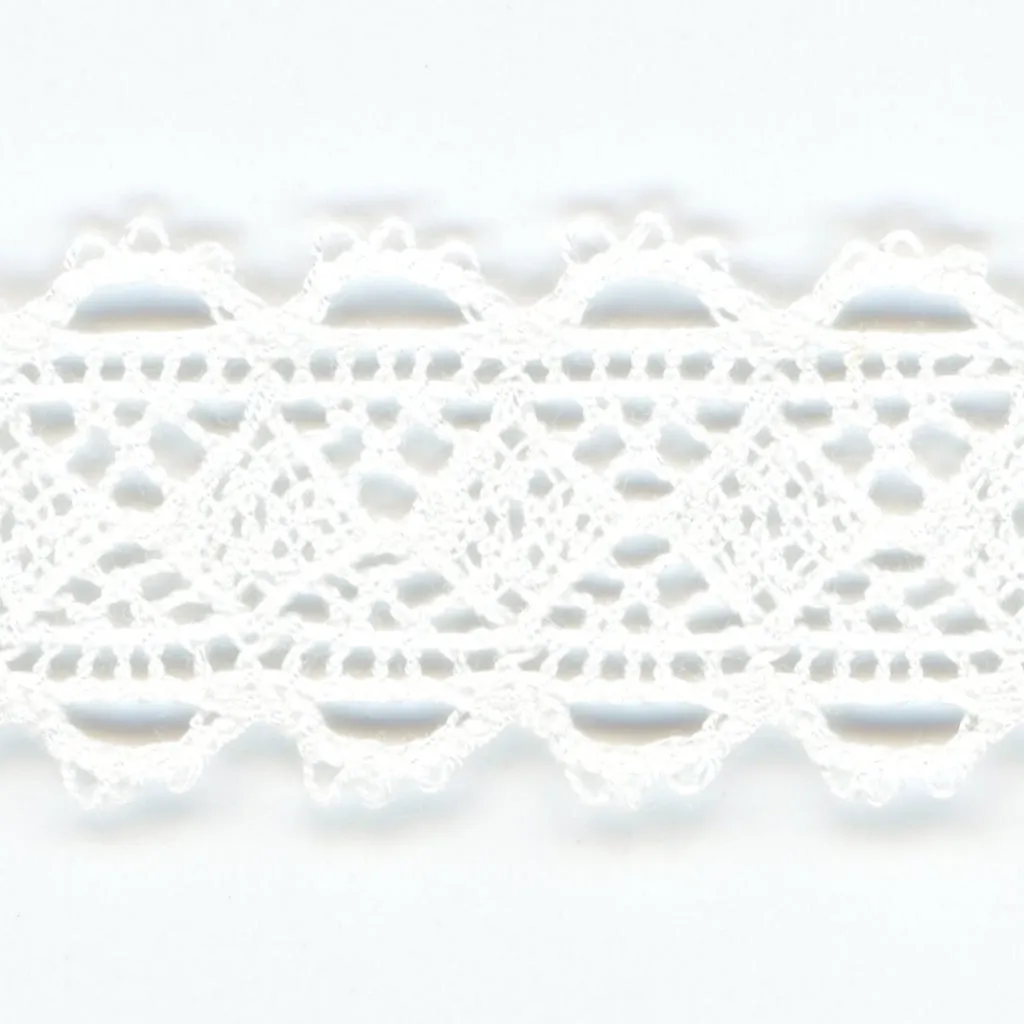 Torchon Lace #01 White