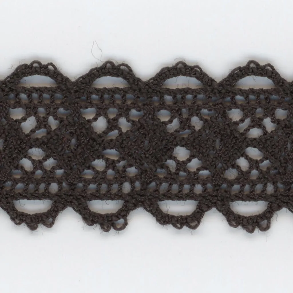 Torchon Lace #142 Coffee Brown