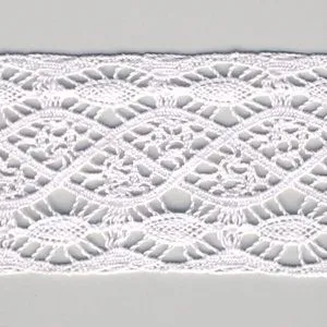 Torchon Lace #146 White Purple