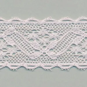 Torchon Lace #146 White Purple
