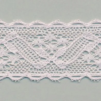 Torchon Lace #146 White Purple