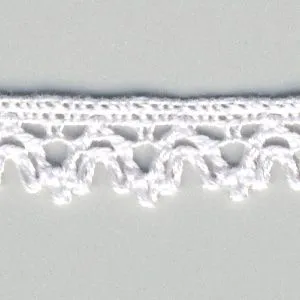 Torchon Lace #146 White Purple