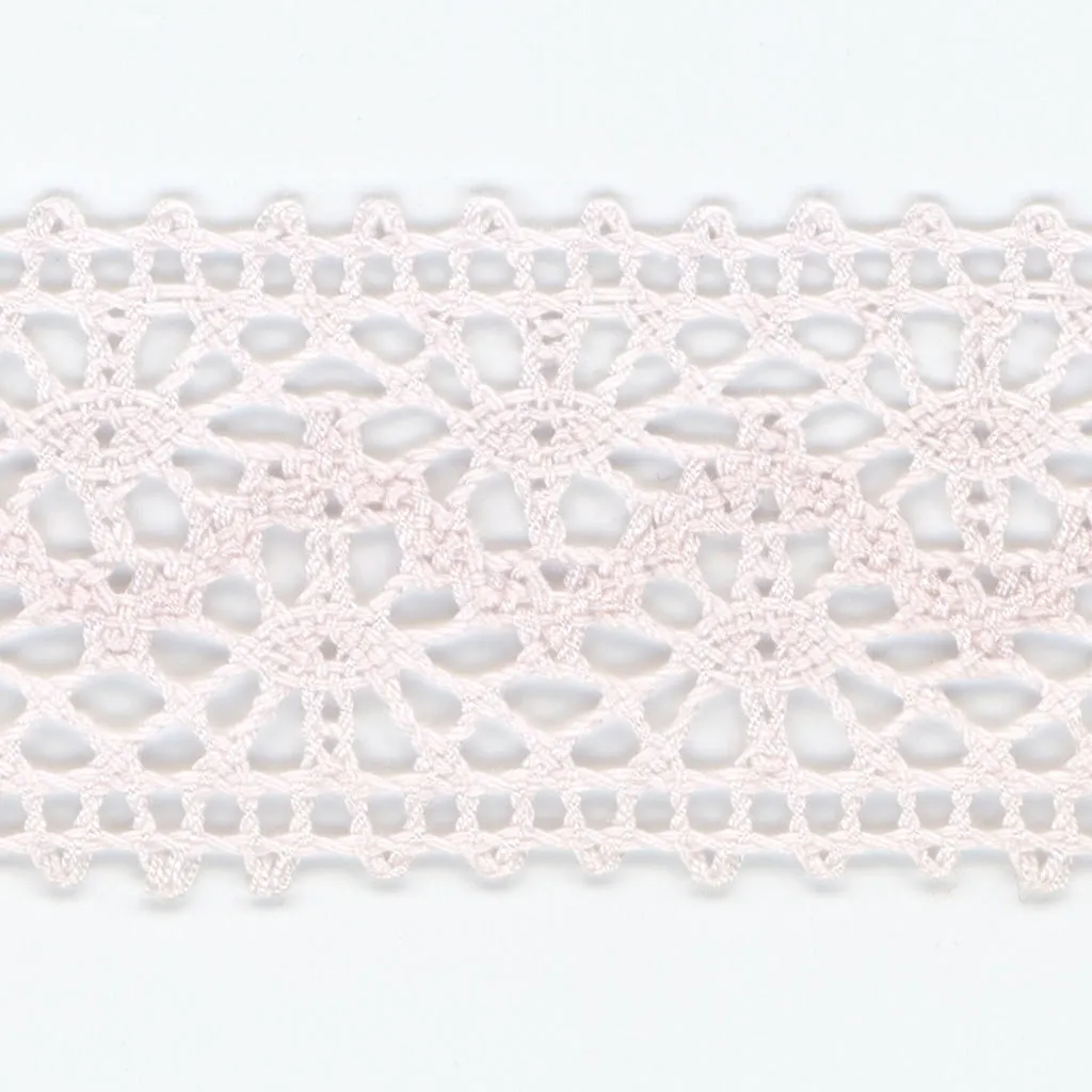 Torchon Lace #146 White Purple