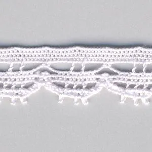Torchon Lace #146 White Purple