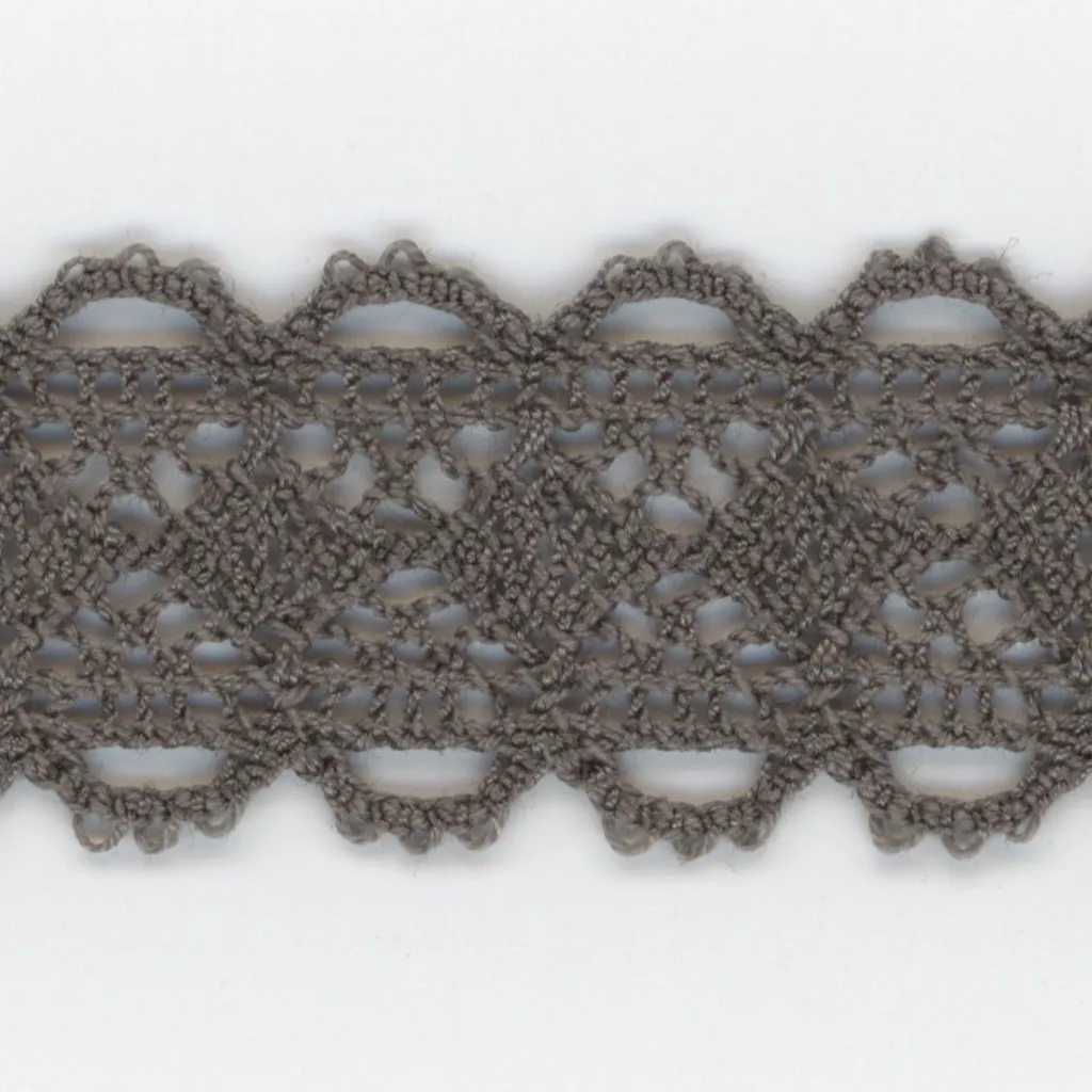 Torchon Lace #159 Medium Gray