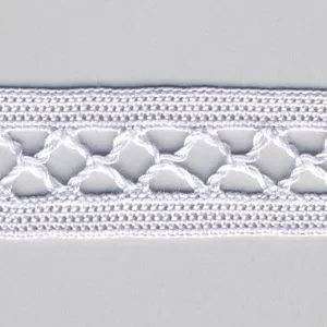 Torchon Lace #93 Silver Rose