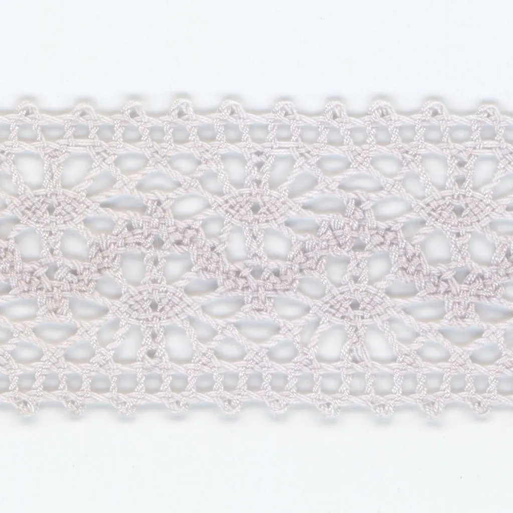 Torchon Lace #93 Silver Rose