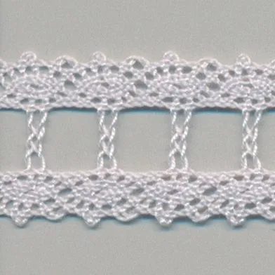 Torchon Lace #93 Silver Rose