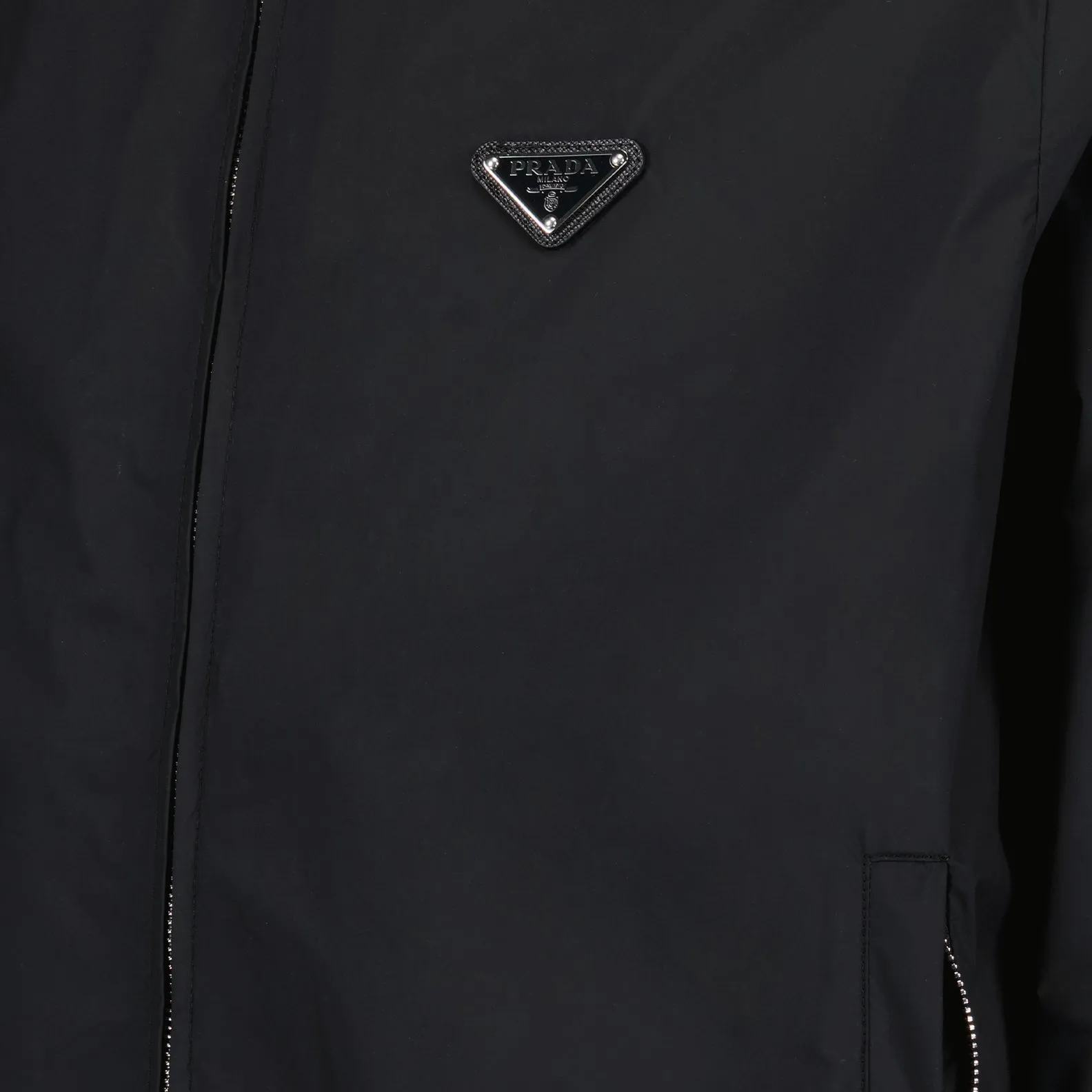 Triangle Logo Nylon Windbreaker