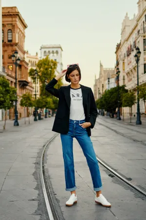 Trinity High Rise True Straight Jeans