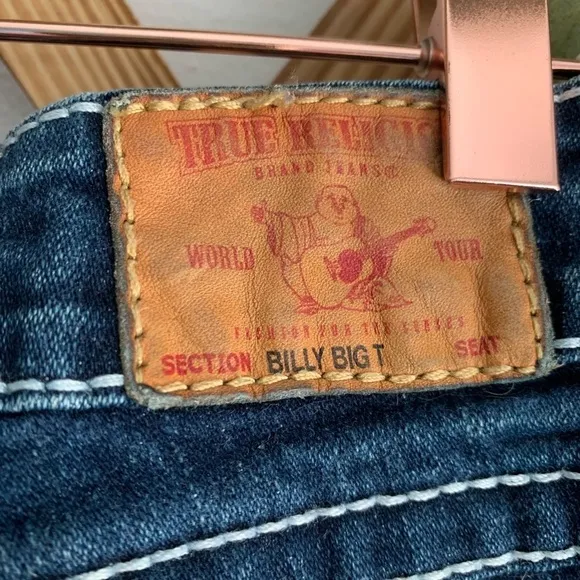 True Religion Billy Big T Straight Leg Jeans Tall