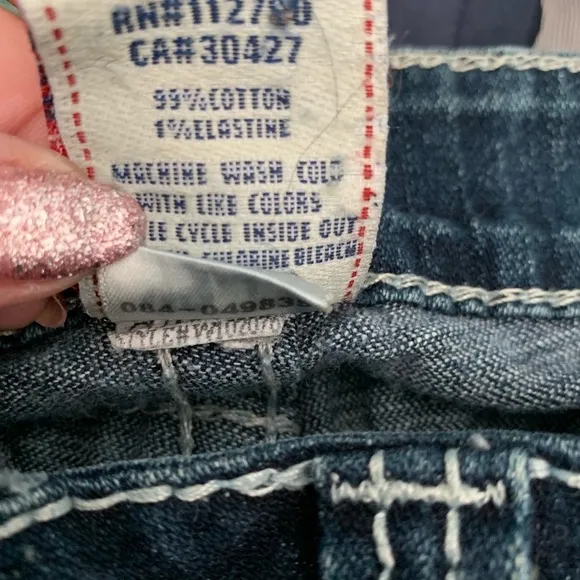 True Religion Billy Big T Straight Leg Jeans Tall