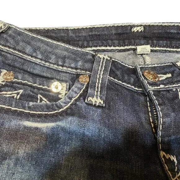 TRUE RELIGION COSMIC DUST STONEWASH Skinny Jeans, Low Rise 27 Retails $284